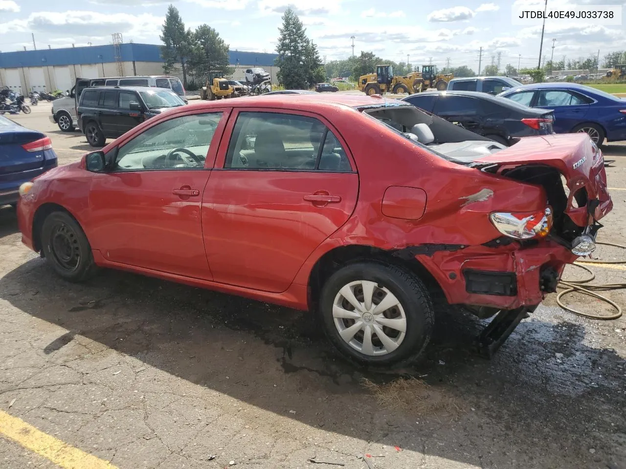 2009 Toyota Corolla Base VIN: JTDBL40E49J033738 Lot: 68277064