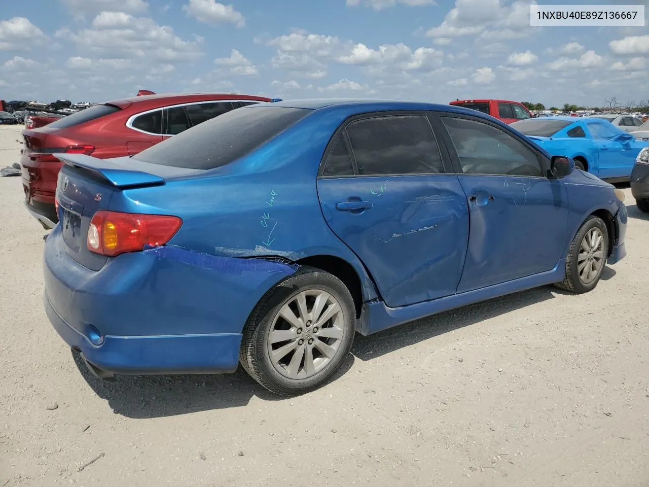 2009 Toyota Corolla Base VIN: 1NXBU40E89Z136667 Lot: 68516444