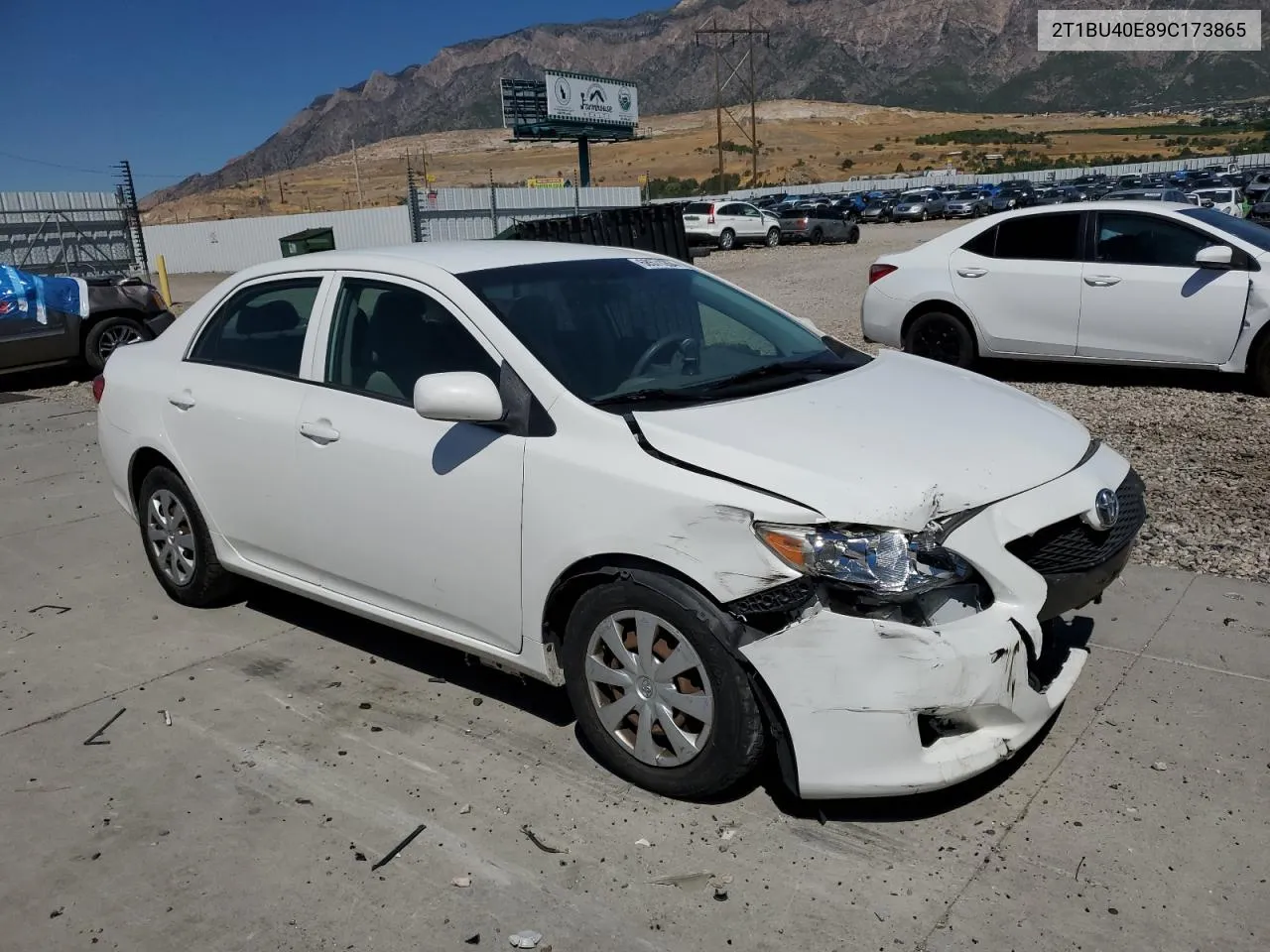 2009 Toyota Corolla Base VIN: 2T1BU40E89C173865 Lot: 68571264