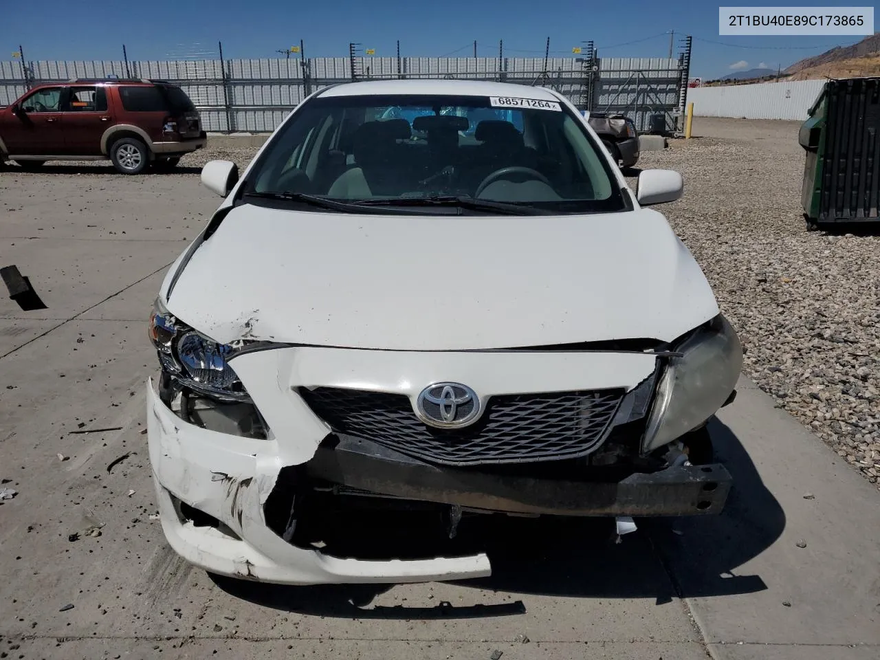 2009 Toyota Corolla Base VIN: 2T1BU40E89C173865 Lot: 68571264