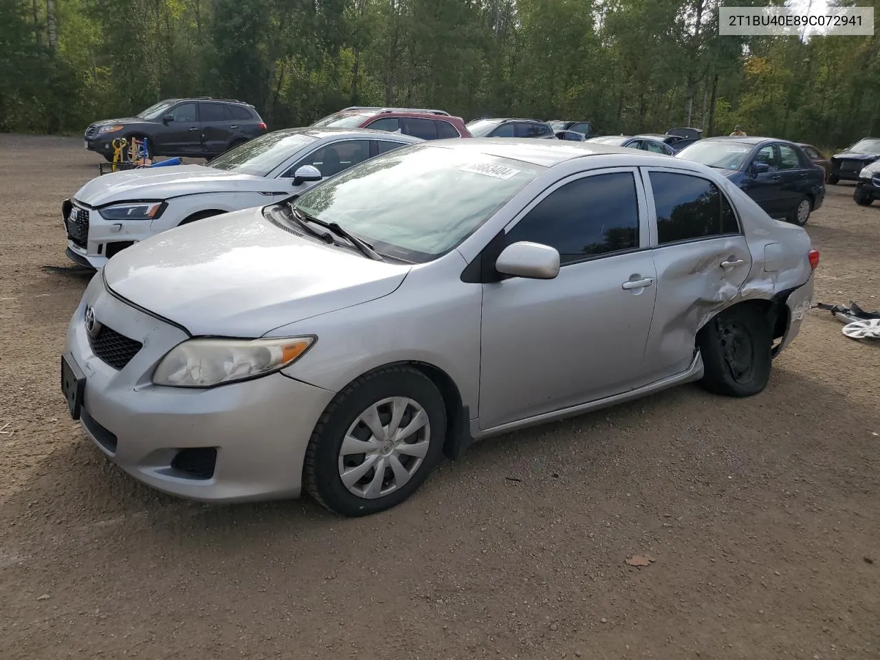 2T1BU40E89C072941 2009 Toyota Corolla Base