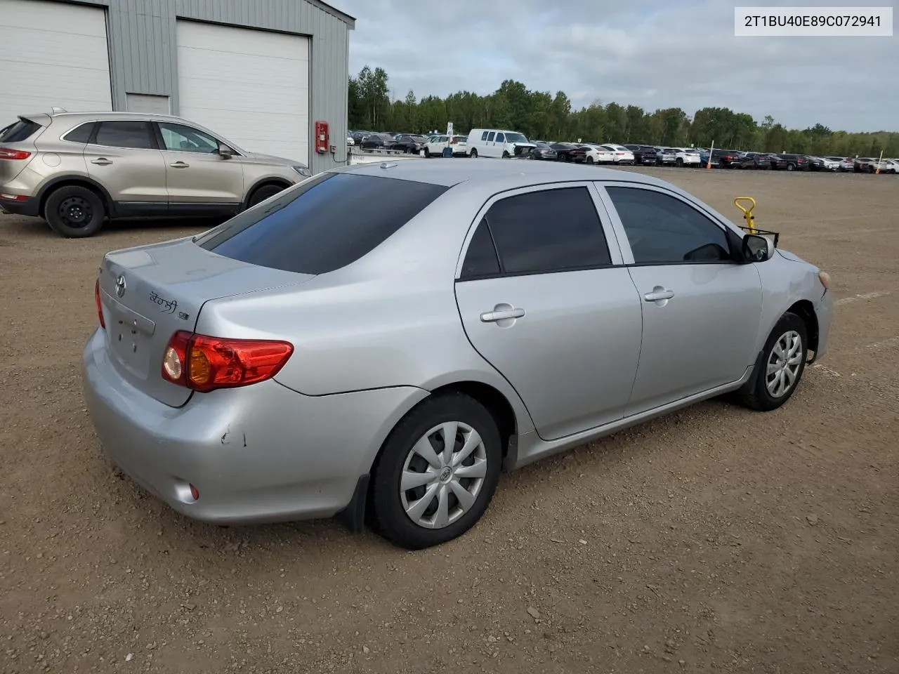 2009 Toyota Corolla Base VIN: 2T1BU40E89C072941 Lot: 68663404