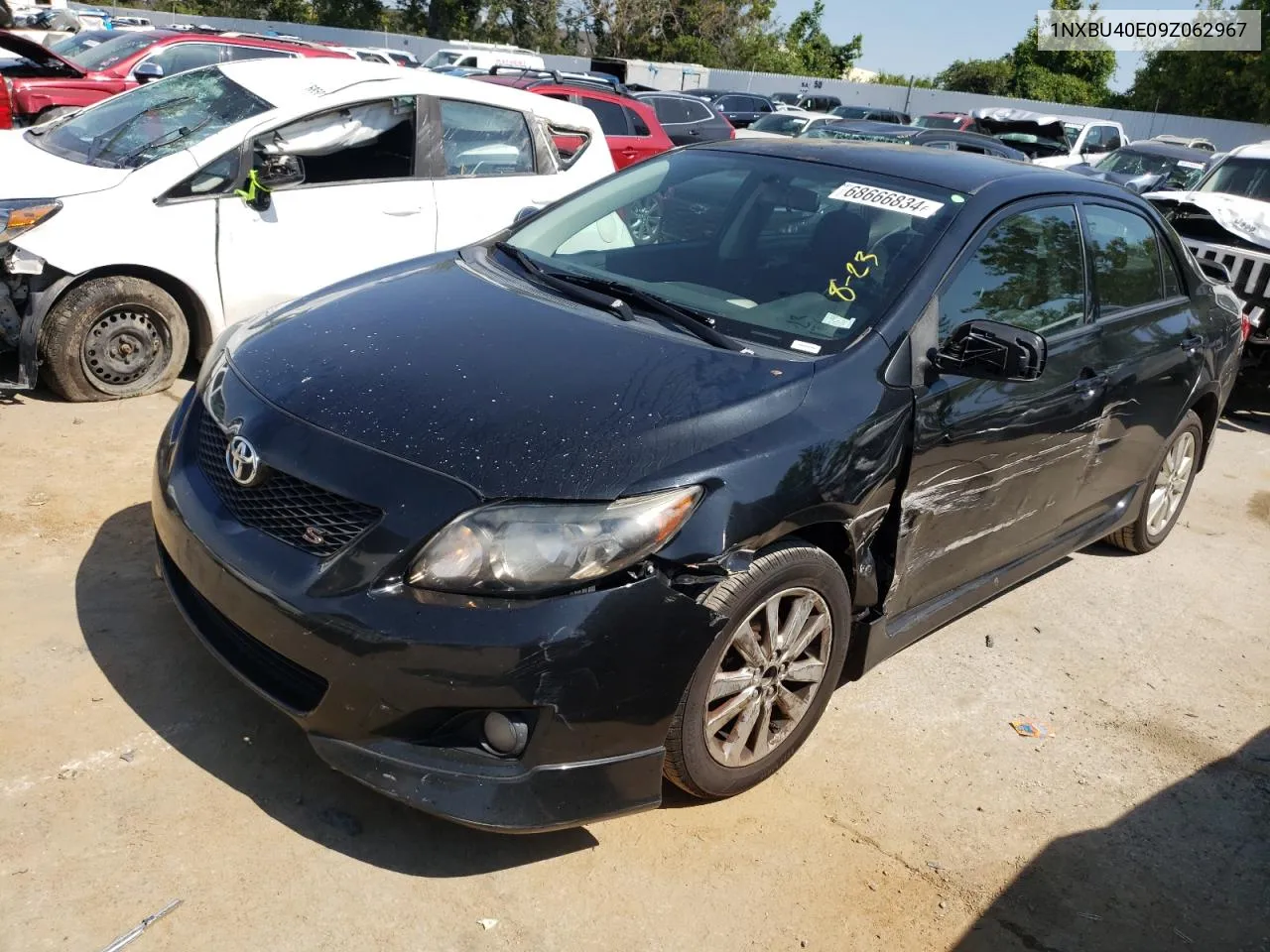 2009 Toyota Corolla Base VIN: 1NXBU40E09Z062967 Lot: 68666834