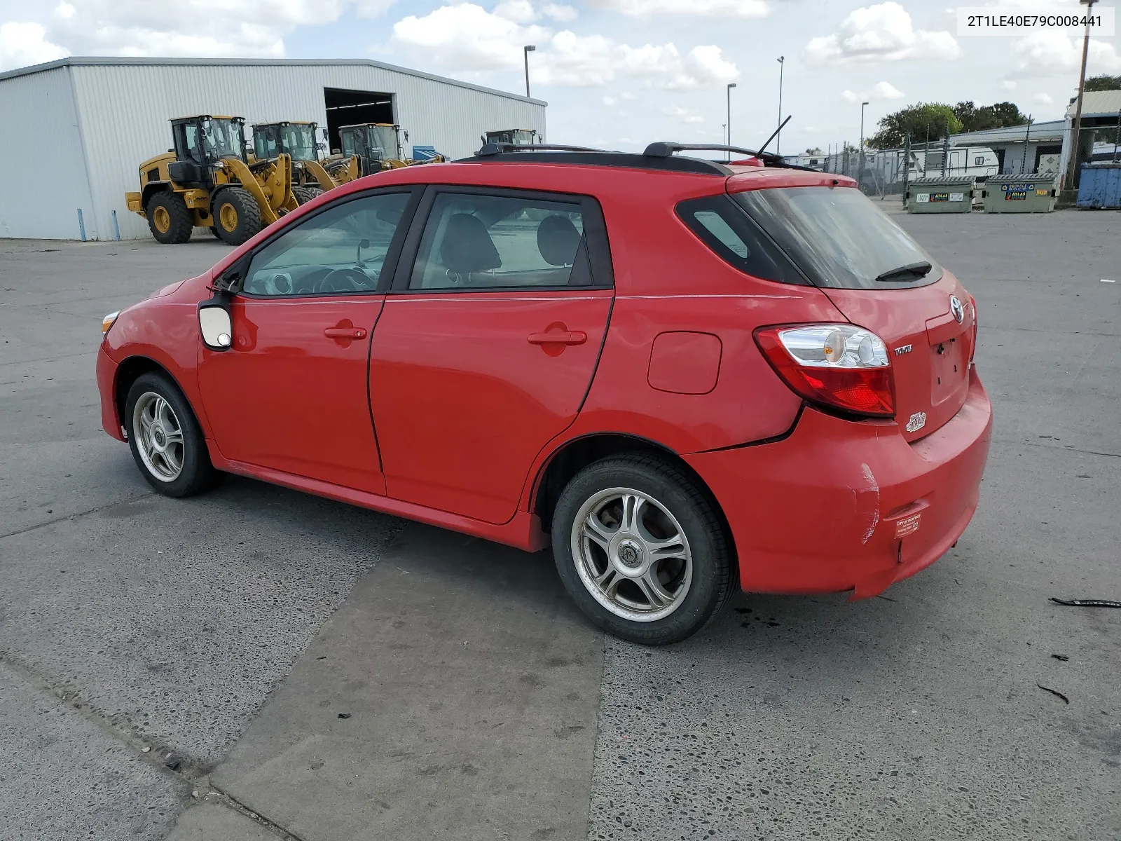 2T1LE40E79C008441 2009 Toyota Corolla Matrix S