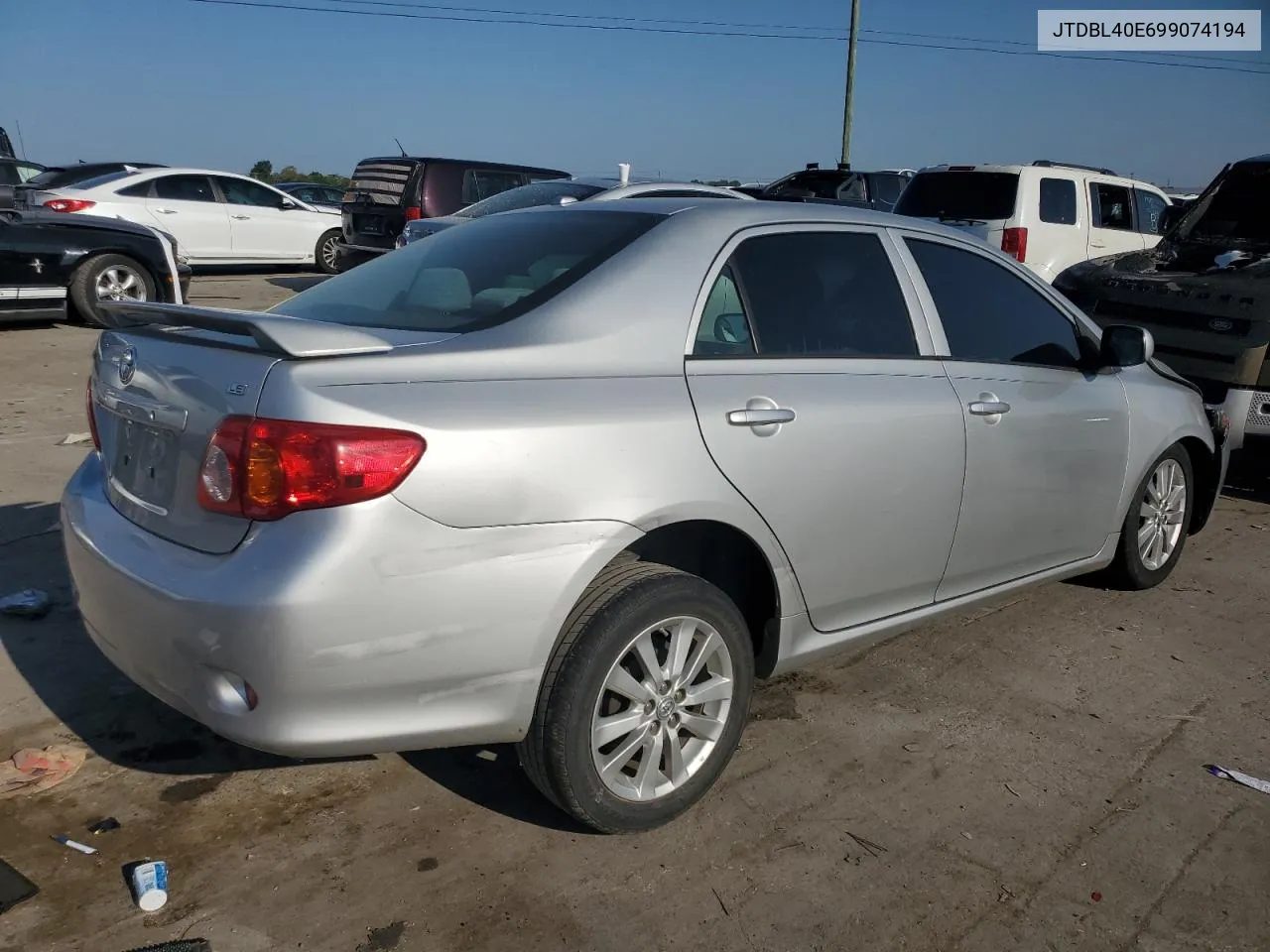 JTDBL40E699074194 2009 Toyota Corolla Base