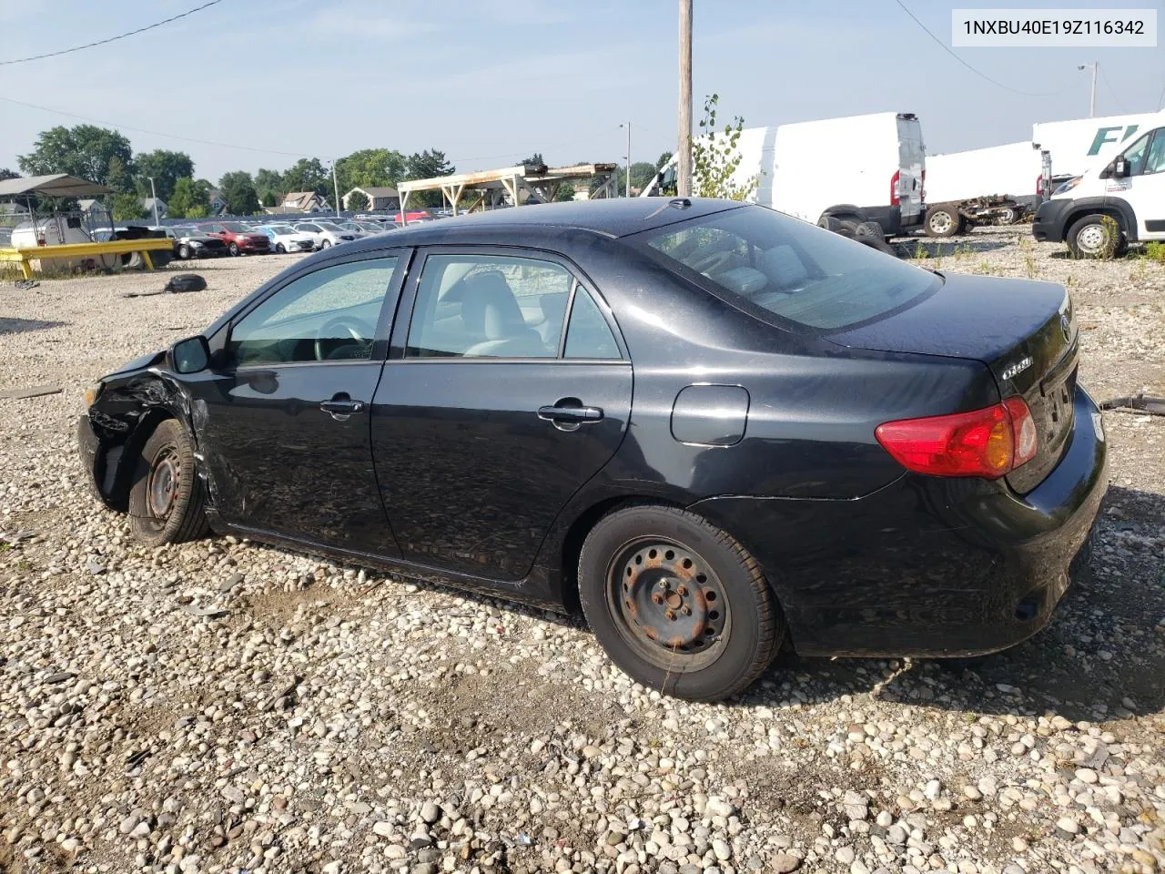 2009 Toyota Corolla Base VIN: 1NXBU40E19Z116342 Lot: 69068434