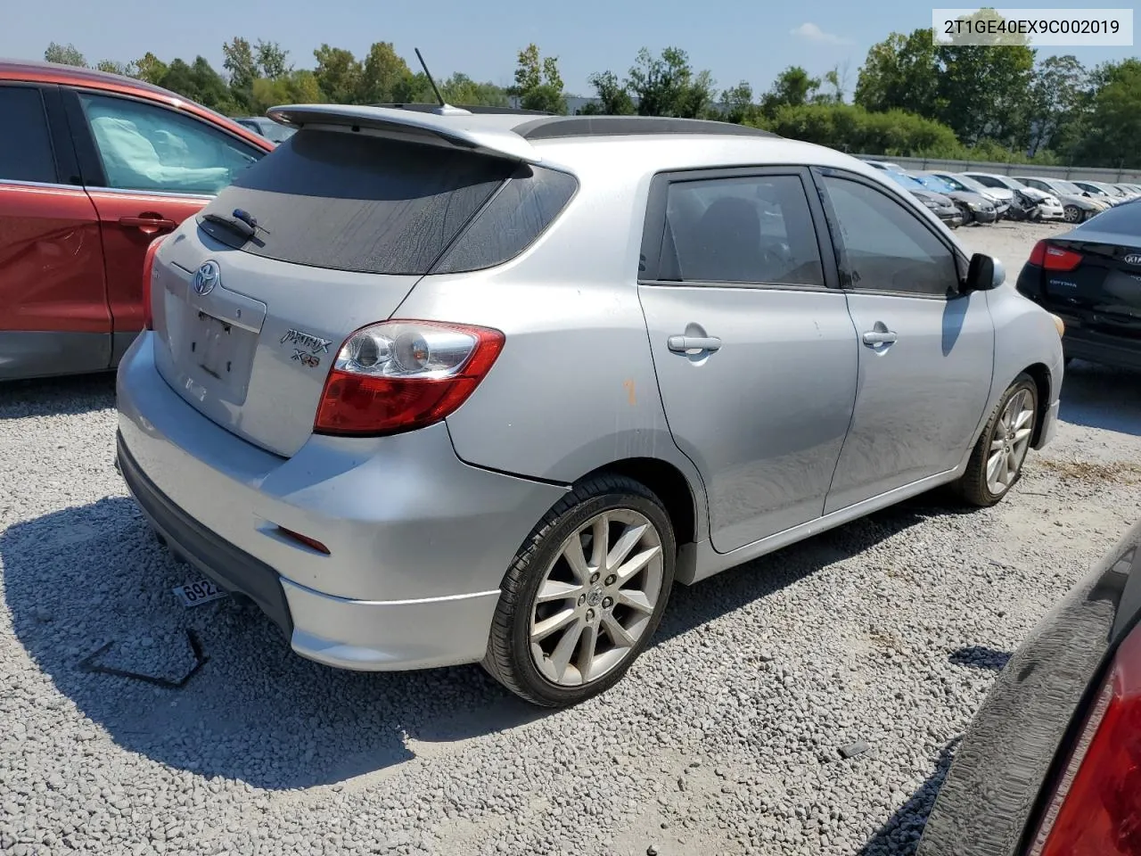 2T1GE40EX9C002019 2009 Toyota Corolla Matrix Xrs