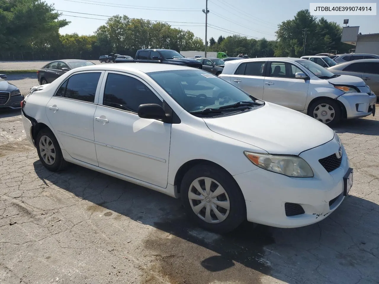 2009 Toyota Corolla Base VIN: JTDBL40E399074914 Lot: 69443384