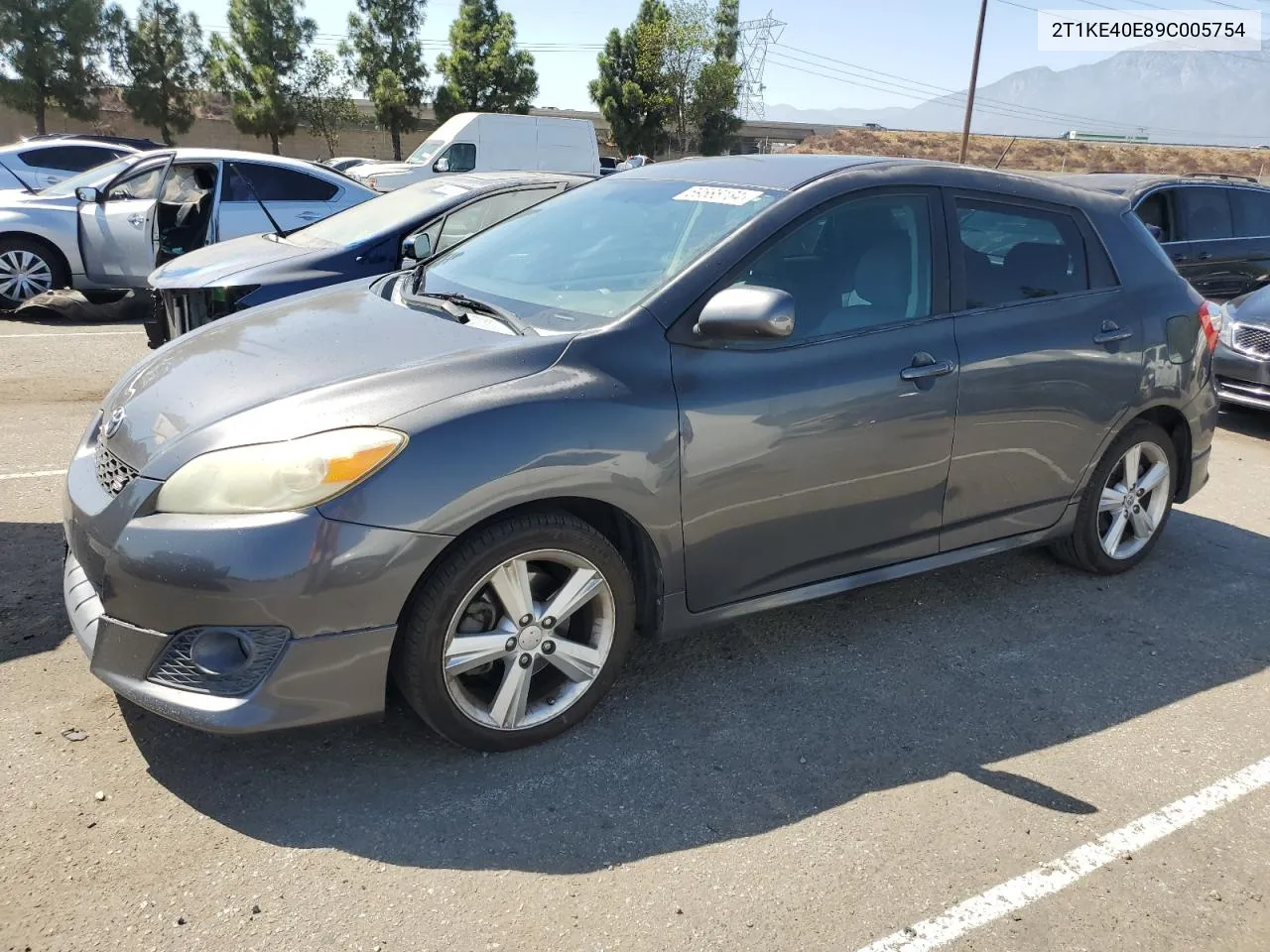 2009 Toyota Corolla Matrix S VIN: 2T1KE40E89C005754 Lot: 69588134