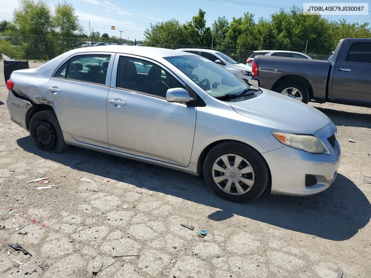 2009 Toyota Corolla Base VIN: JTDBL40E79J030087 Lot: 69598994