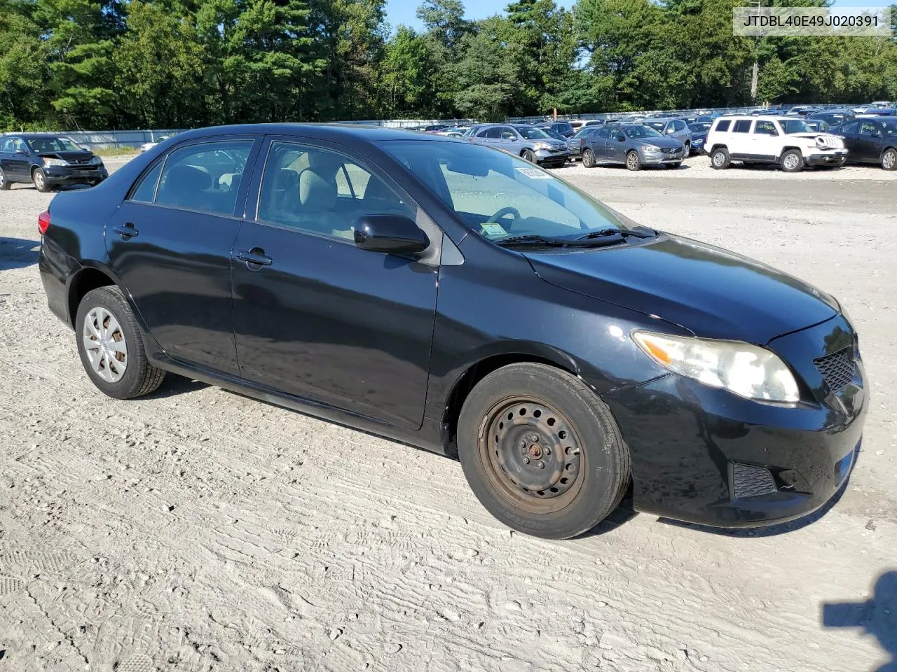 2009 Toyota Corolla Base VIN: JTDBL40E49J020391 Lot: 69763594