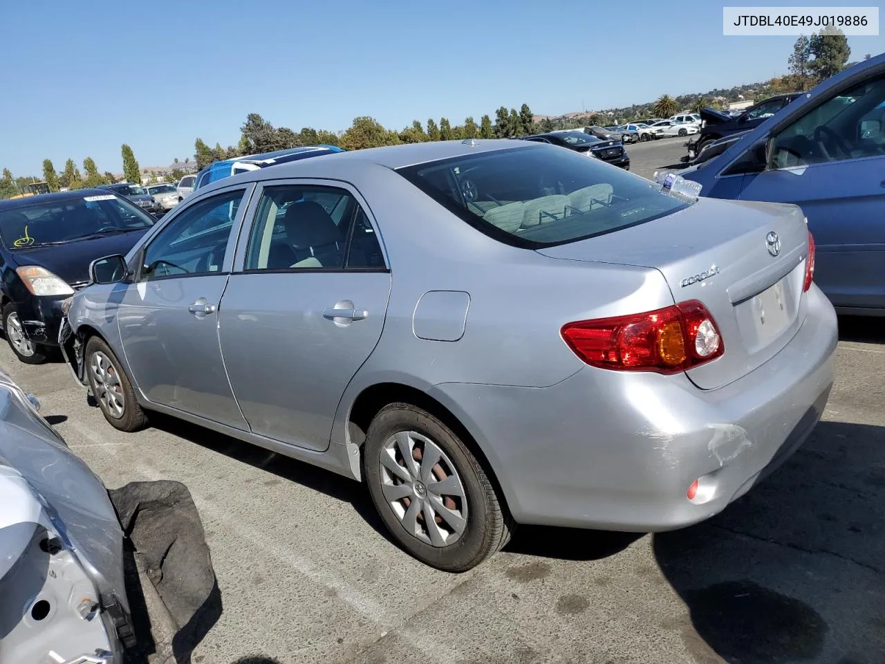 2009 Toyota Corolla Base VIN: JTDBL40E49J019886 Lot: 70066514