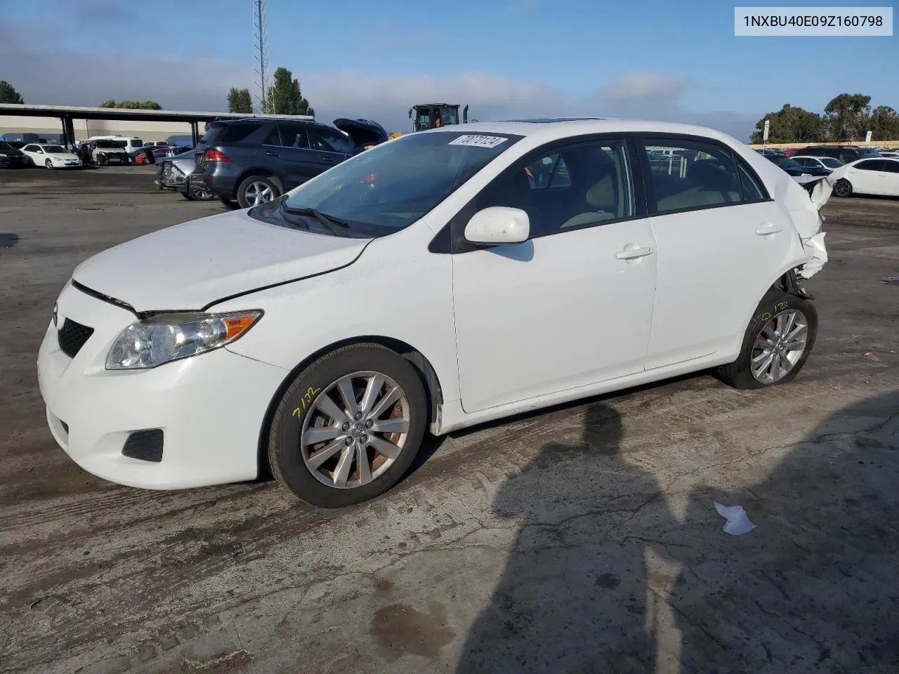 2009 Toyota Corolla Base VIN: 1NXBU40E09Z160798 Lot: 70070124