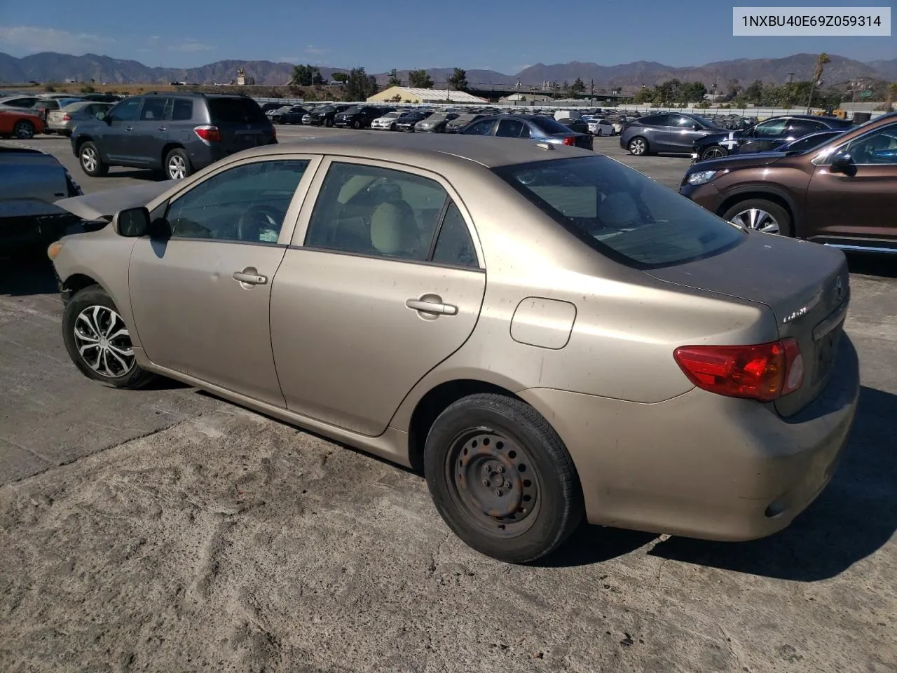 2009 Toyota Corolla Base VIN: 1NXBU40E69Z059314 Lot: 70102734