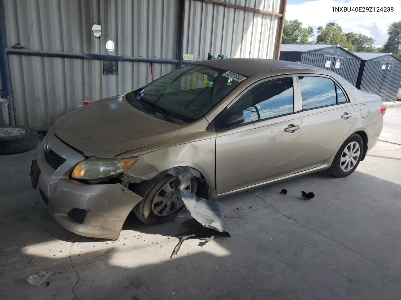 2009 Toyota Corolla Base VIN: 1NXBU40E29Z124238 Lot: 70311914