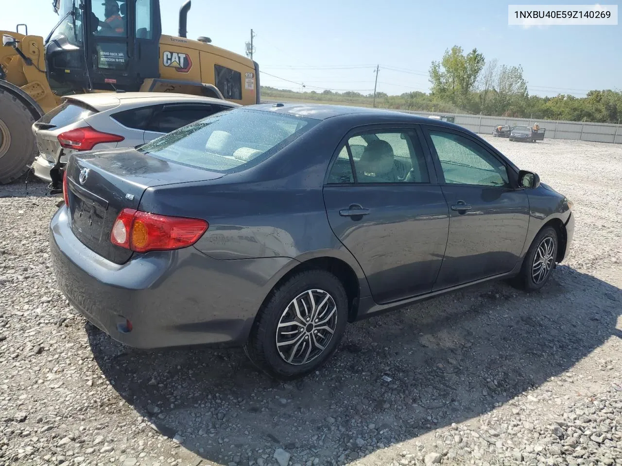 2009 Toyota Corolla Base VIN: 1NXBU40E59Z140269 Lot: 70388594