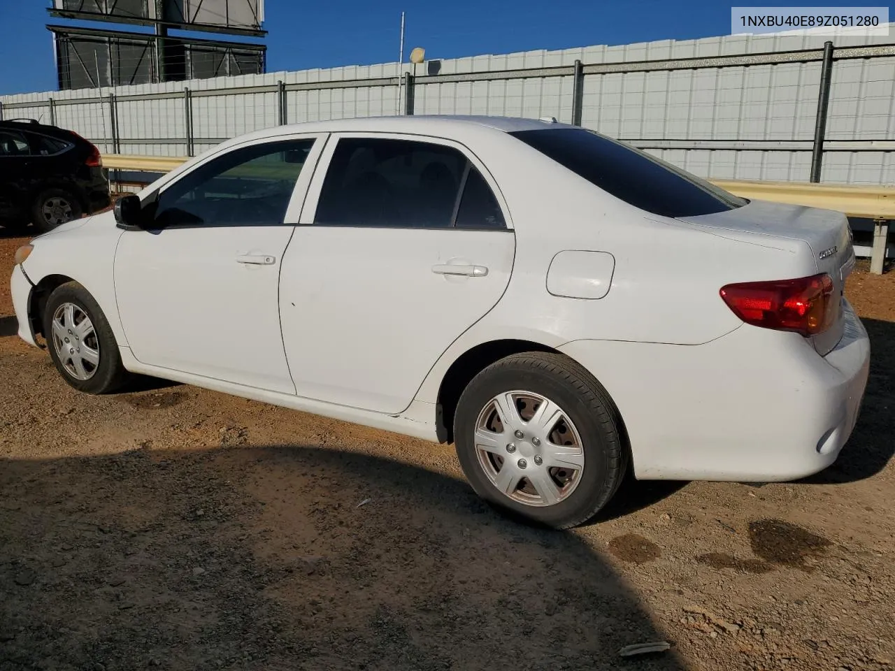 2009 Toyota Corolla Base VIN: 1NXBU40E89Z051280 Lot: 70478044