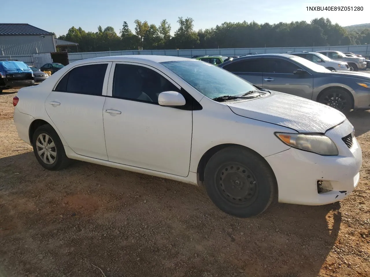 2009 Toyota Corolla Base VIN: 1NXBU40E89Z051280 Lot: 70478044