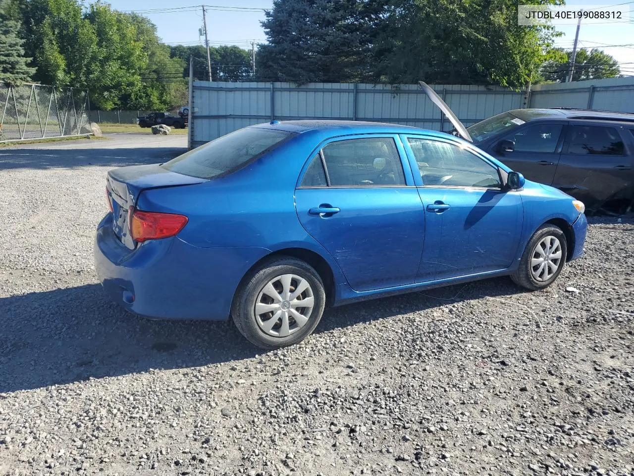 2009 Toyota Corolla Base VIN: JTDBL40E199088312 Lot: 70583404