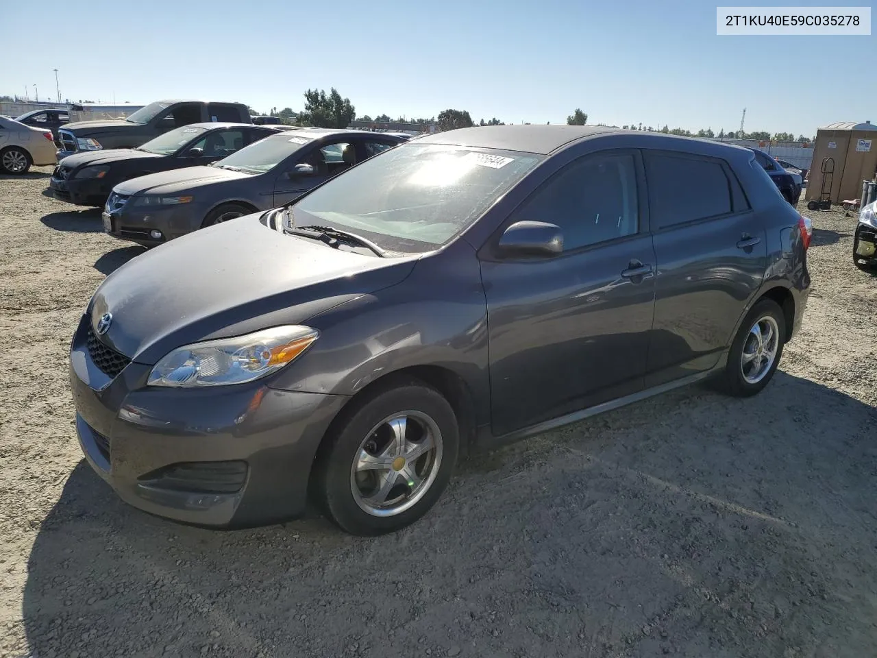 2009 Toyota Corolla Matrix VIN: 2T1KU40E59C035278 Lot: 70685644