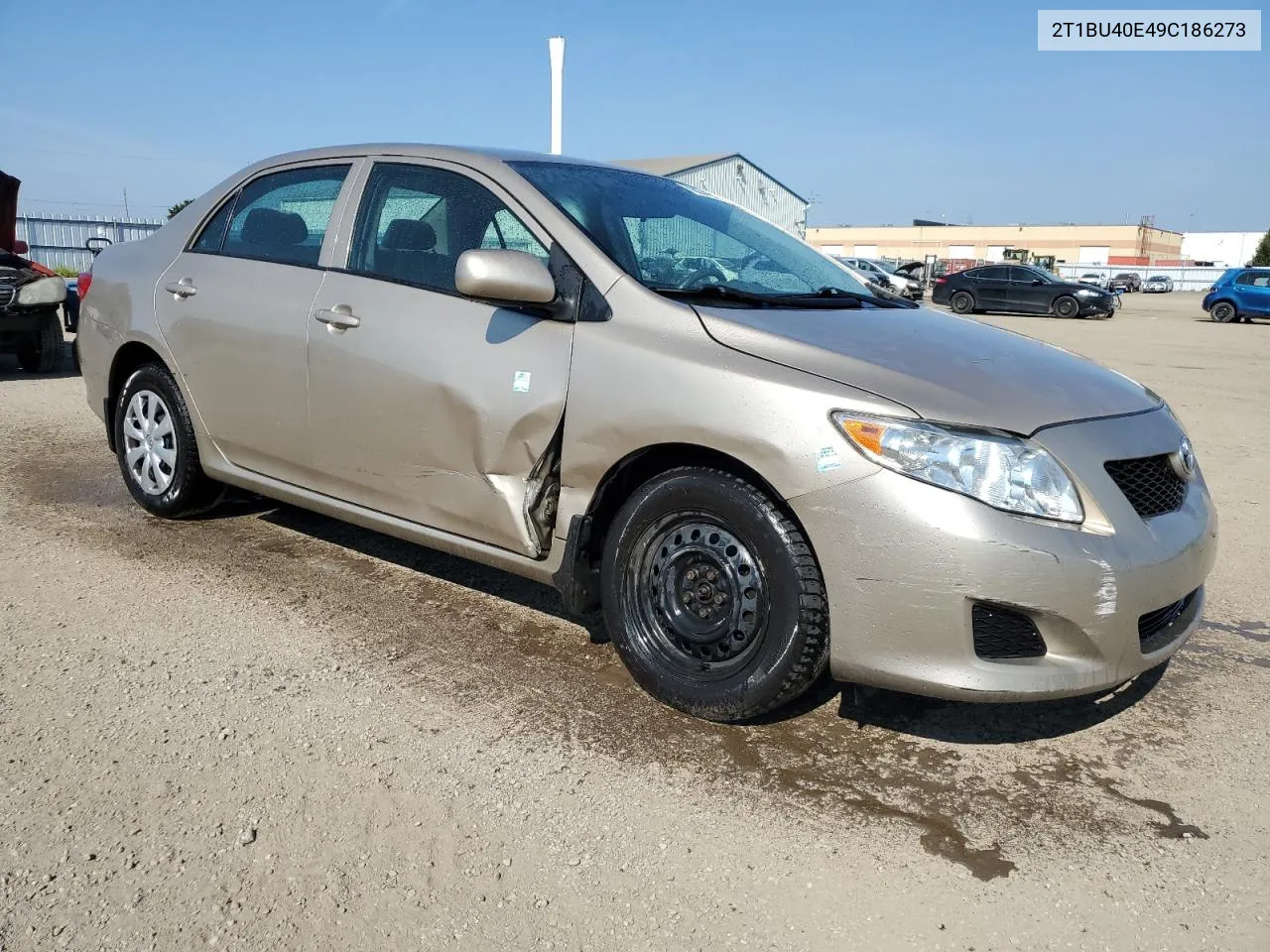 2009 Toyota Corolla Base VIN: 2T1BU40E49C186273 Lot: 70834194