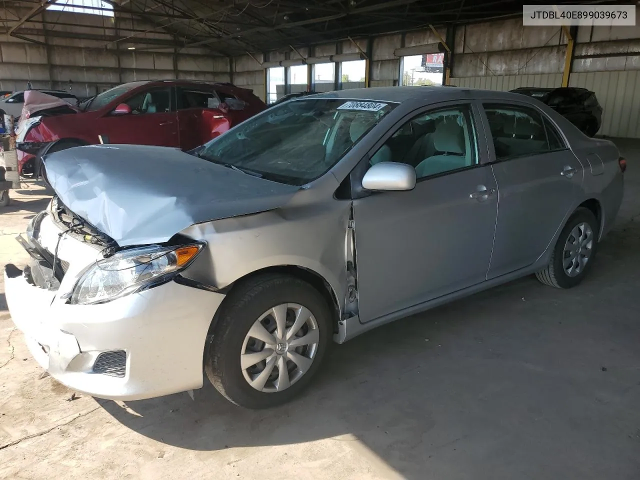 2009 Toyota Corolla Base VIN: JTDBL40E899039673 Lot: 70884804