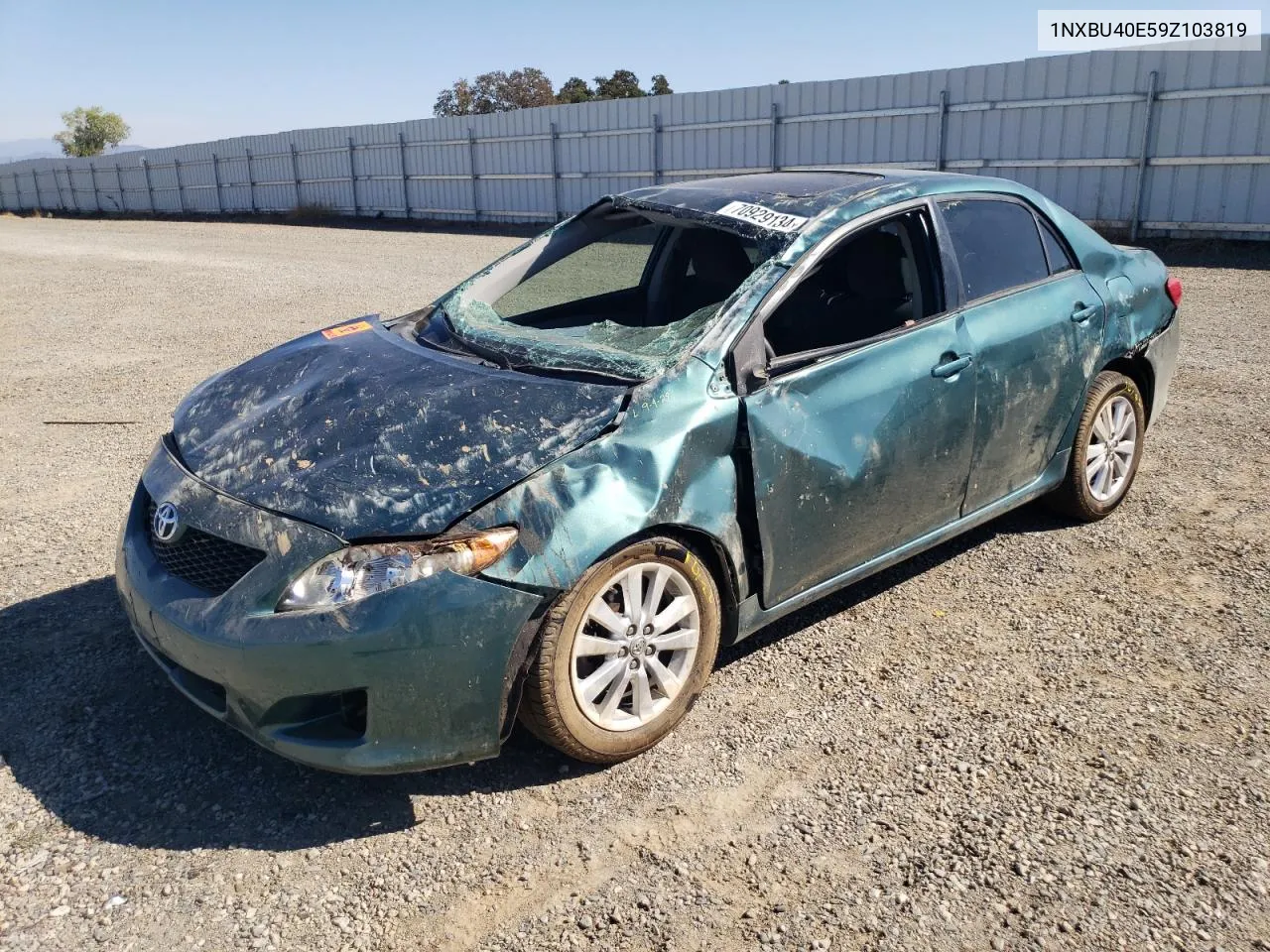 1NXBU40E59Z103819 2009 Toyota Corolla Base