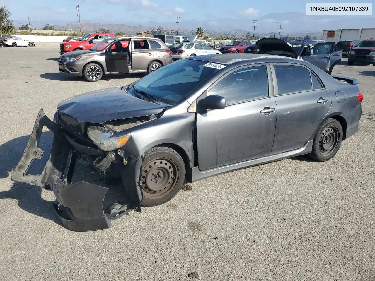 2009 Toyota Corolla Base VIN: 1NXBU40E09Z107339 Lot: 70954534