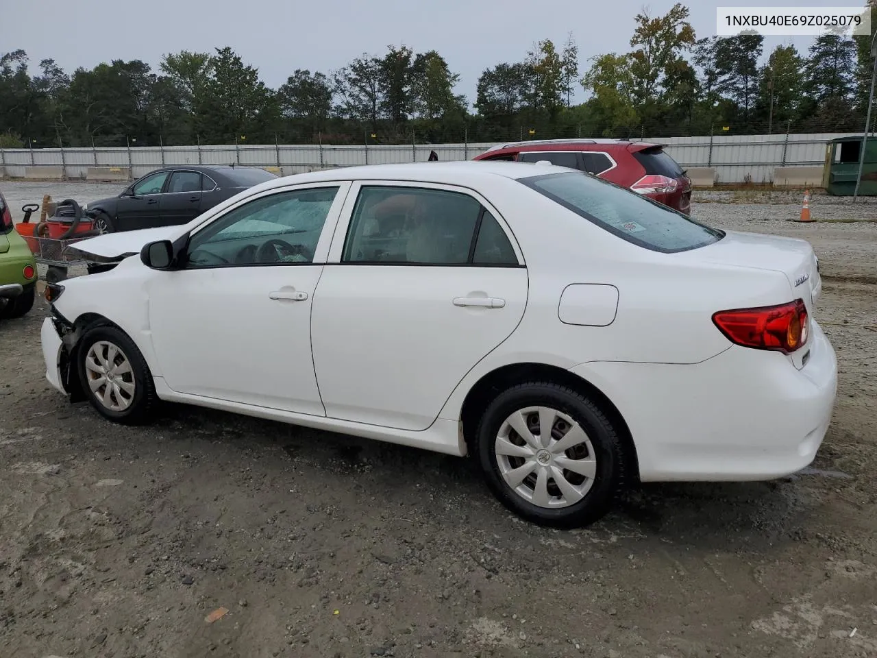 2009 Toyota Corolla Base VIN: 1NXBU40E69Z025079 Lot: 70996984