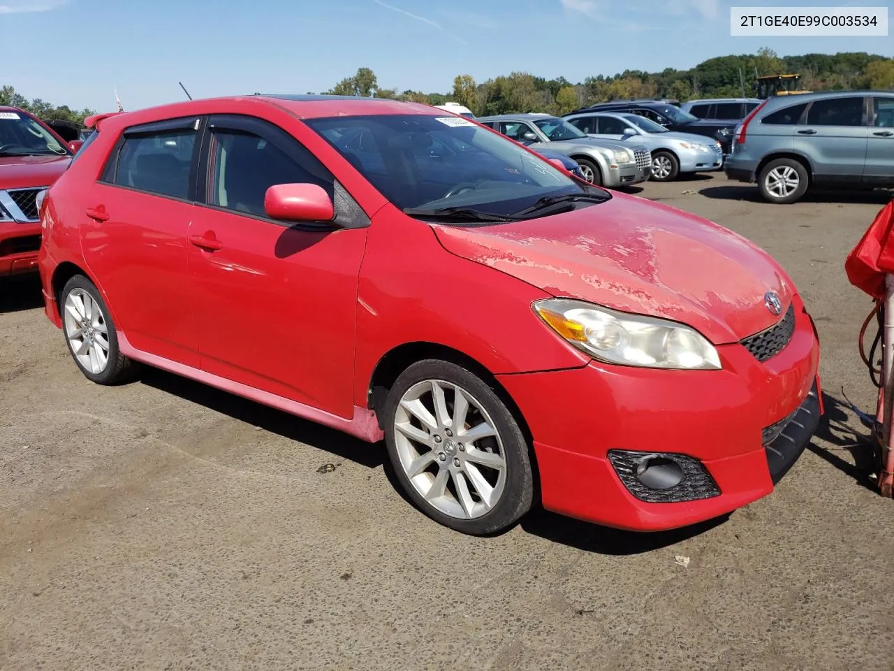 2009 Toyota Corolla Matrix Xrs VIN: 2T1GE40E99C003534 Lot: 71030234