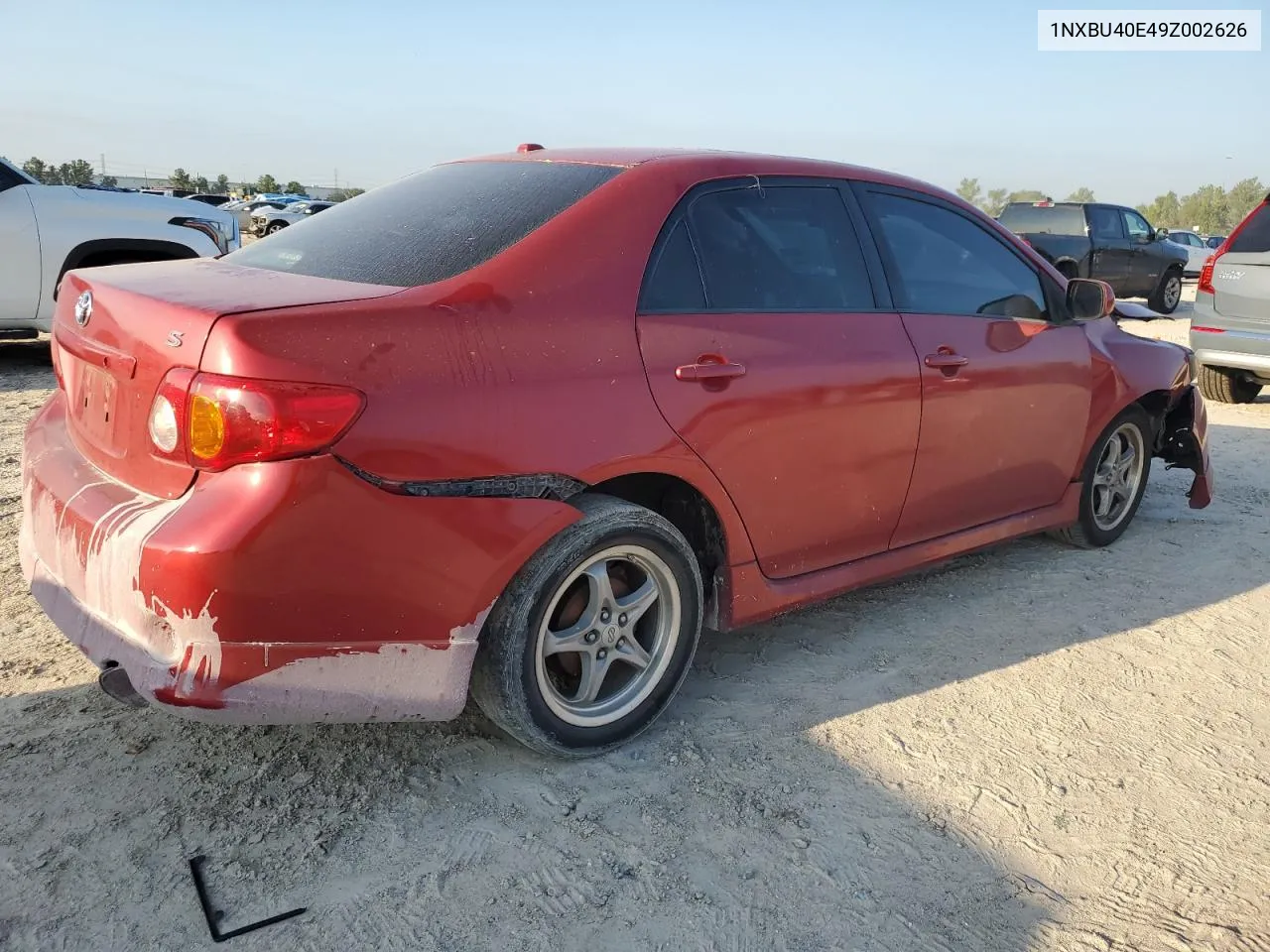 2009 Toyota Corolla Base VIN: 1NXBU40E49Z002626 Lot: 71059884