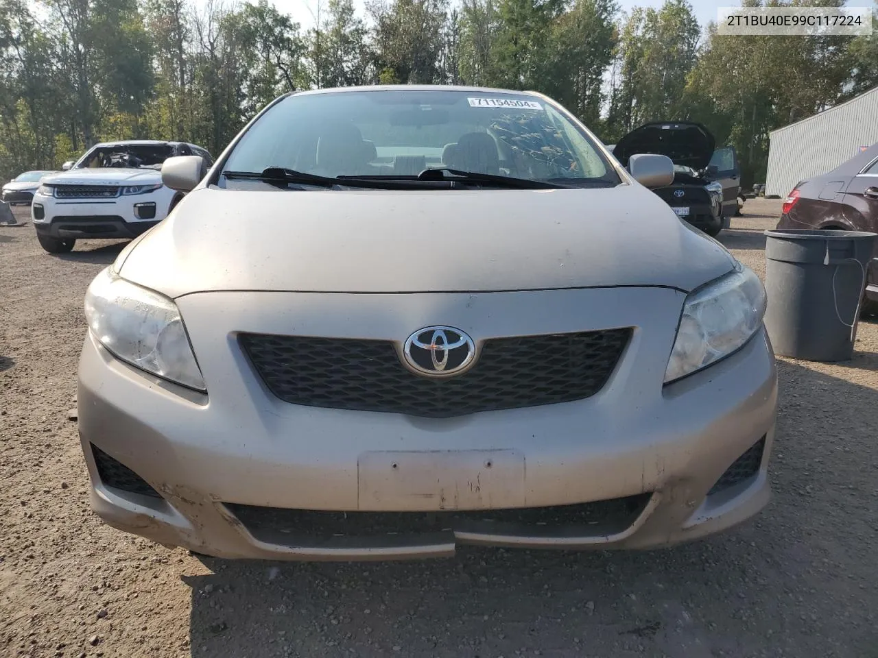 2009 Toyota Corolla Base VIN: 2T1BU40E99C117224 Lot: 71154504