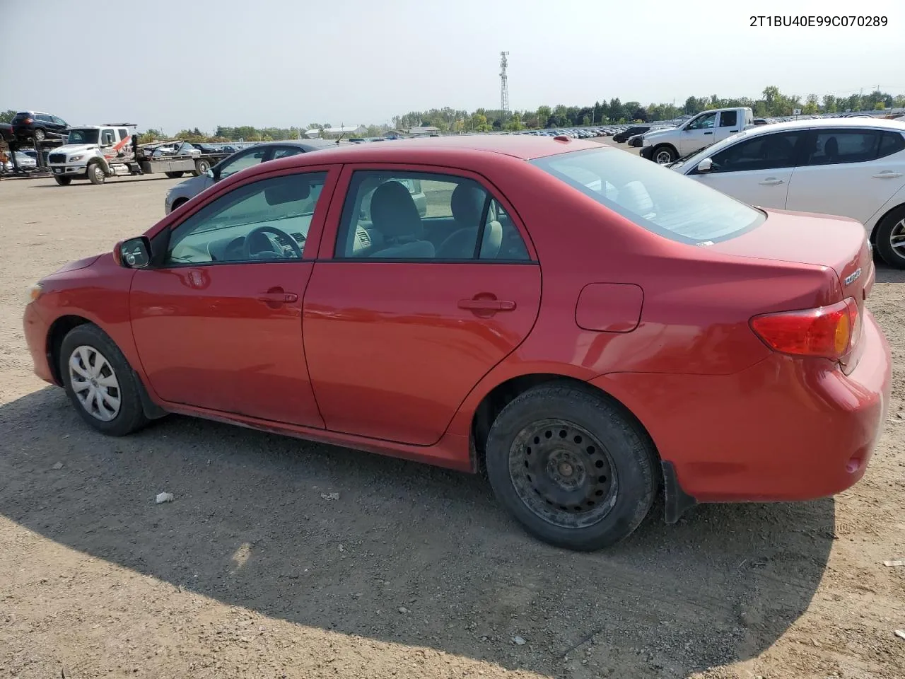 2009 Toyota Corolla Base VIN: 2T1BU40E99C070289 Lot: 71162494