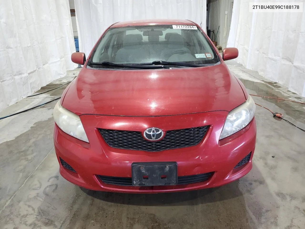 2009 Toyota Corolla Base VIN: 2T1BU40E99C188178 Lot: 71172284