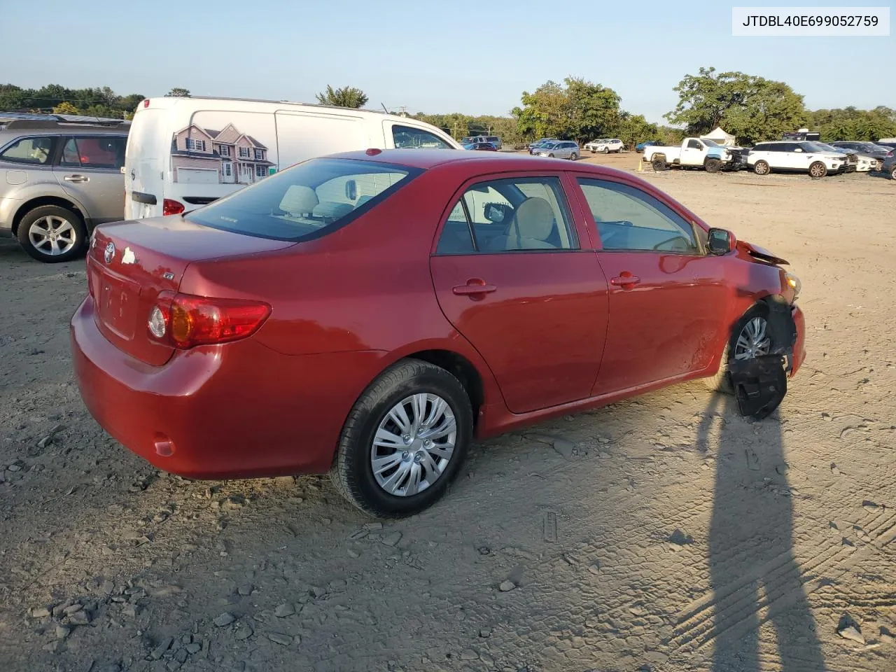 JTDBL40E699052759 2009 Toyota Corolla Base