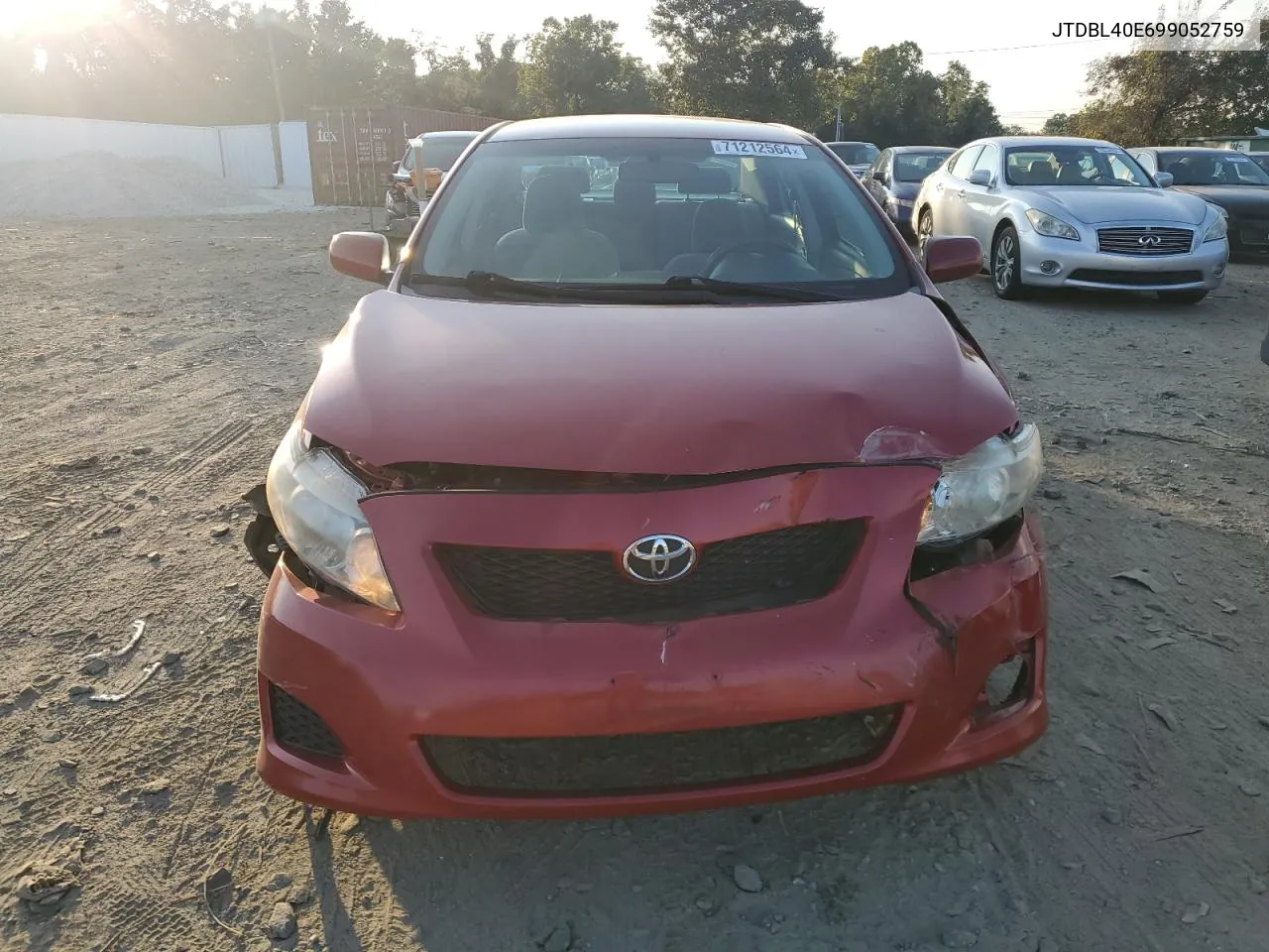 JTDBL40E699052759 2009 Toyota Corolla Base