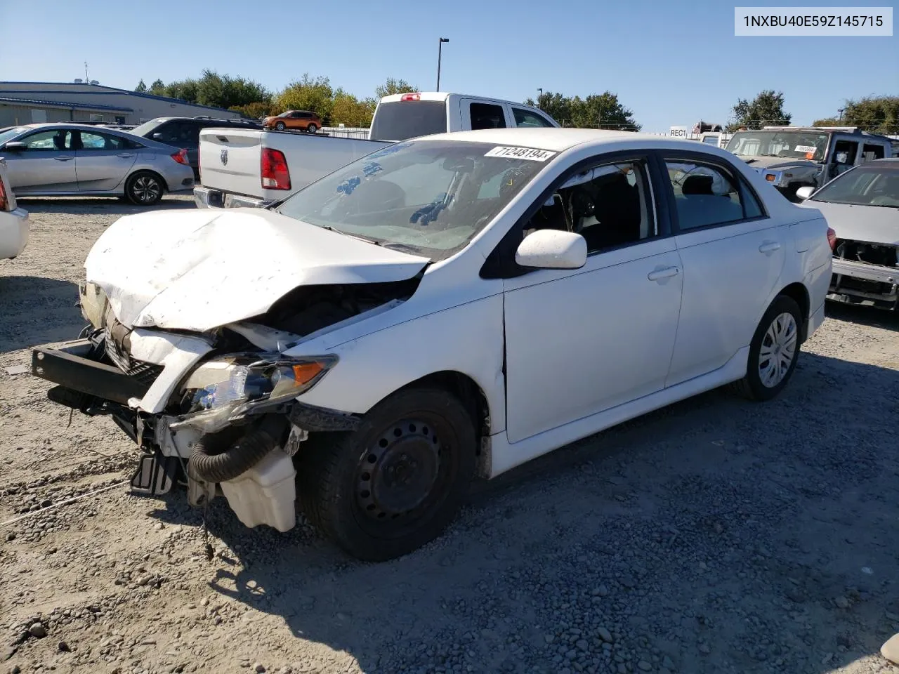 1NXBU40E59Z145715 2009 Toyota Corolla Base