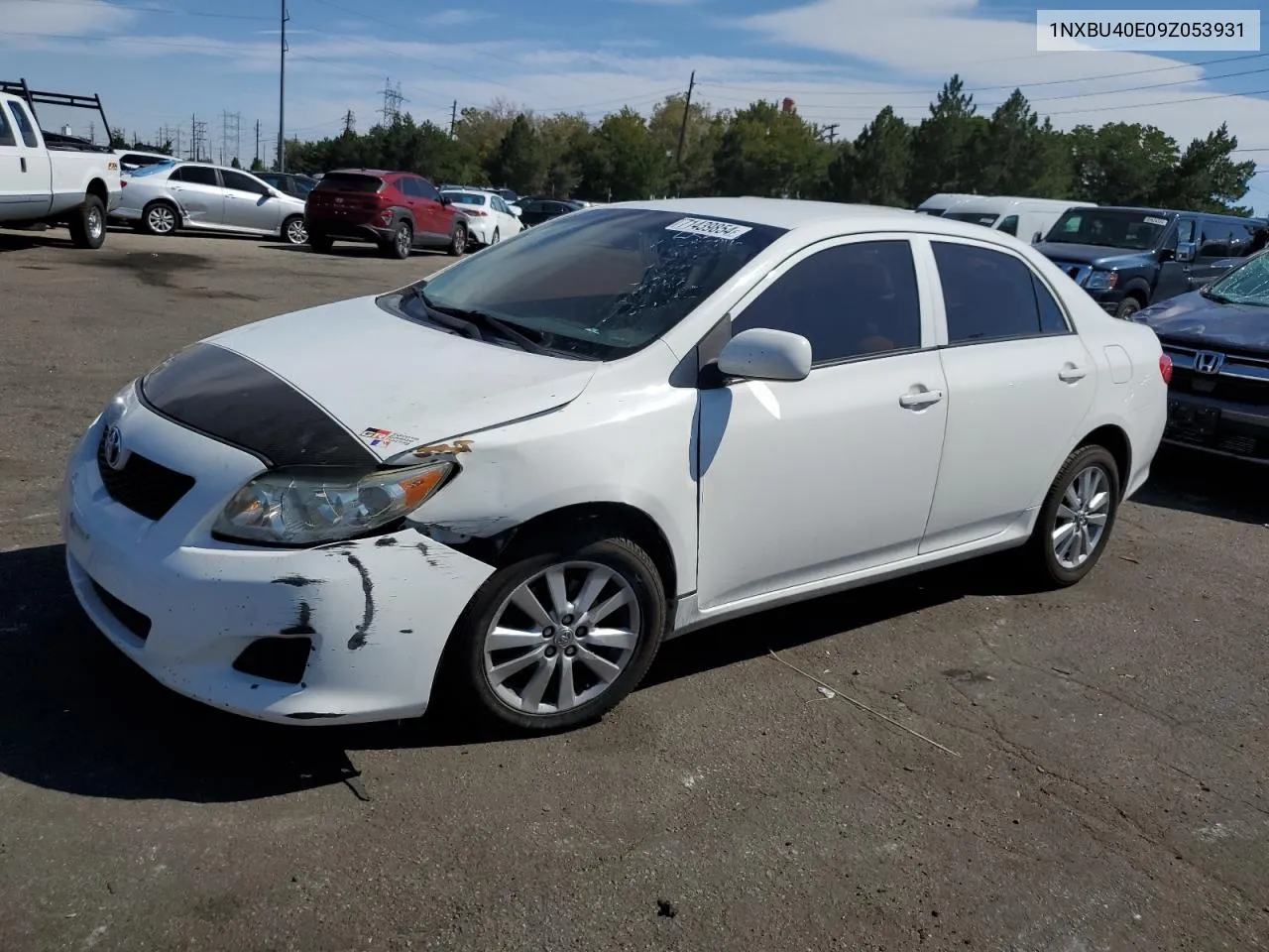 2009 Toyota Corolla Base VIN: 1NXBU40E09Z053931 Lot: 71439854