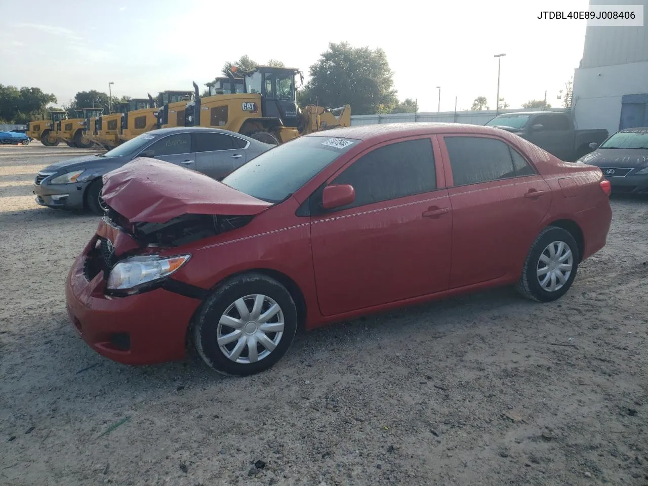 2009 Toyota Corolla Base VIN: JTDBL40E89J008406 Lot: 71477644