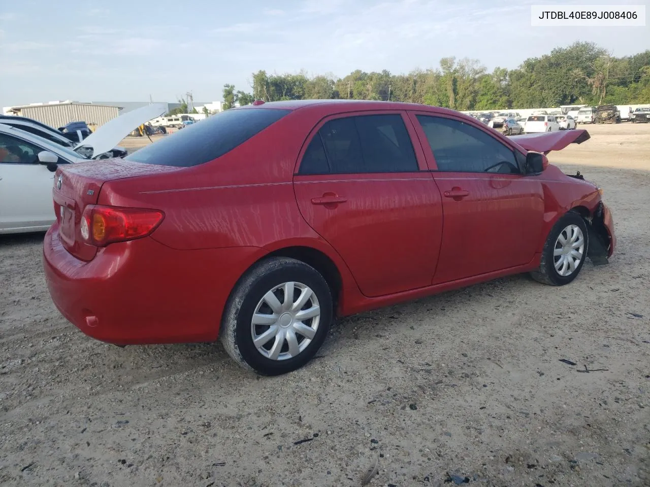 2009 Toyota Corolla Base VIN: JTDBL40E89J008406 Lot: 71477644