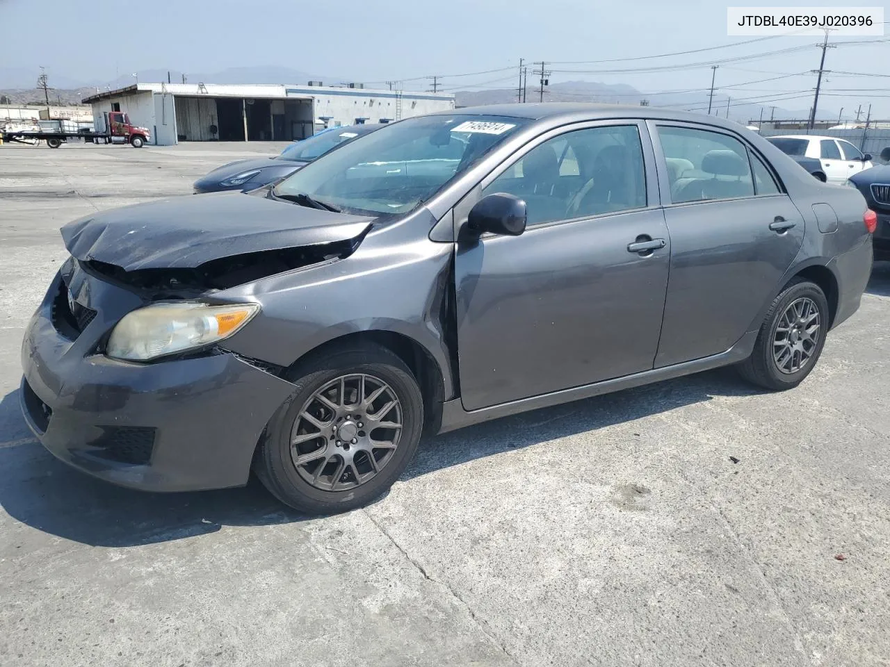 JTDBL40E39J020396 2009 Toyota Corolla Base