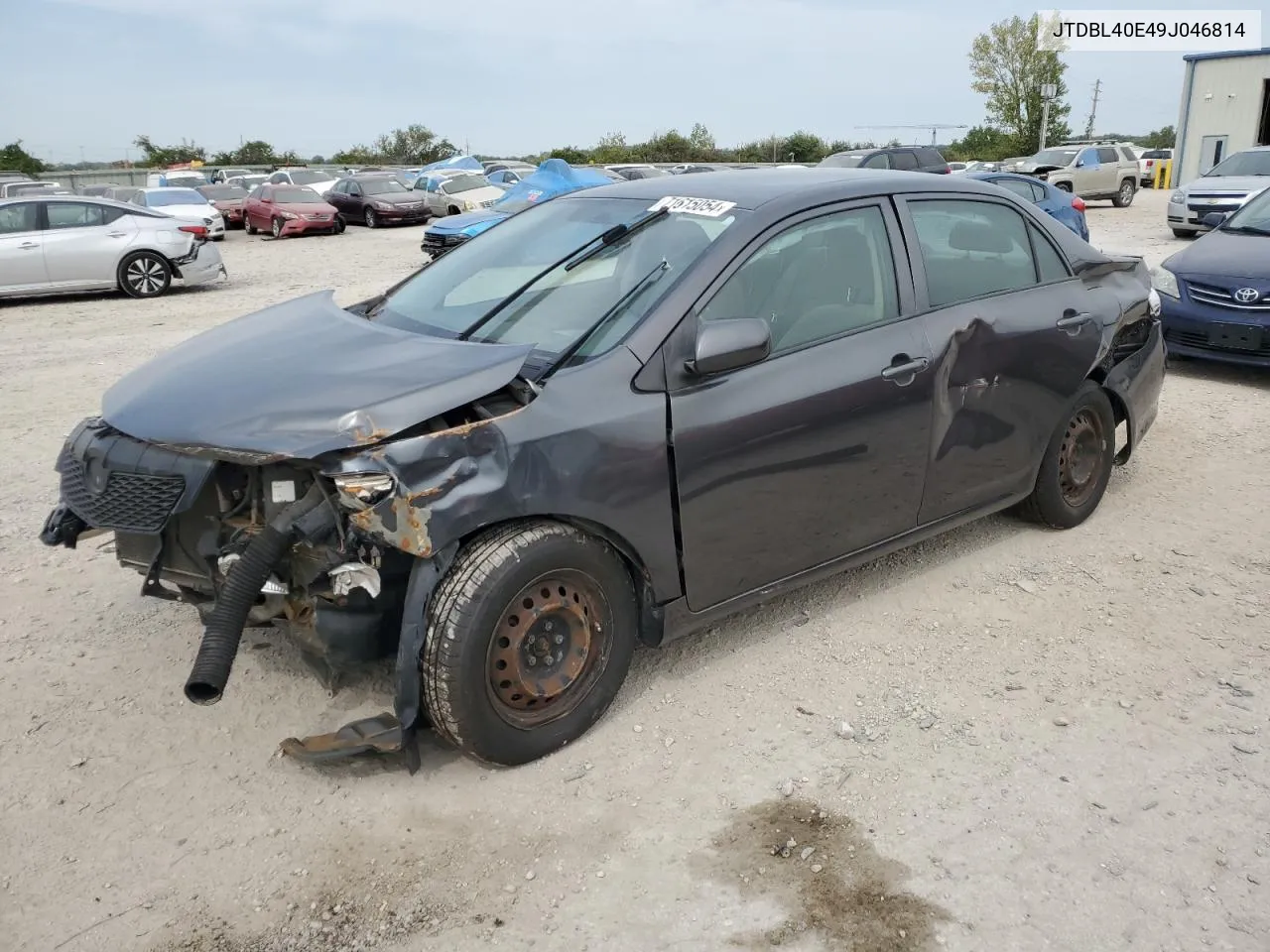 2009 Toyota Corolla Base VIN: JTDBL40E49J046814 Lot: 71615054