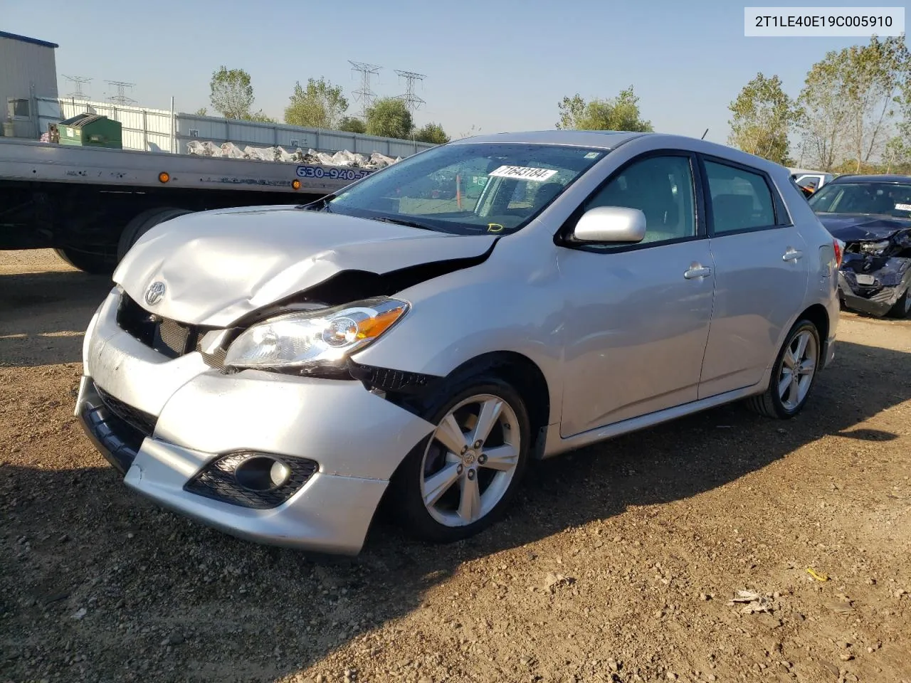 2009 Toyota Corolla Matrix S VIN: 2T1LE40E19C005910 Lot: 71643184