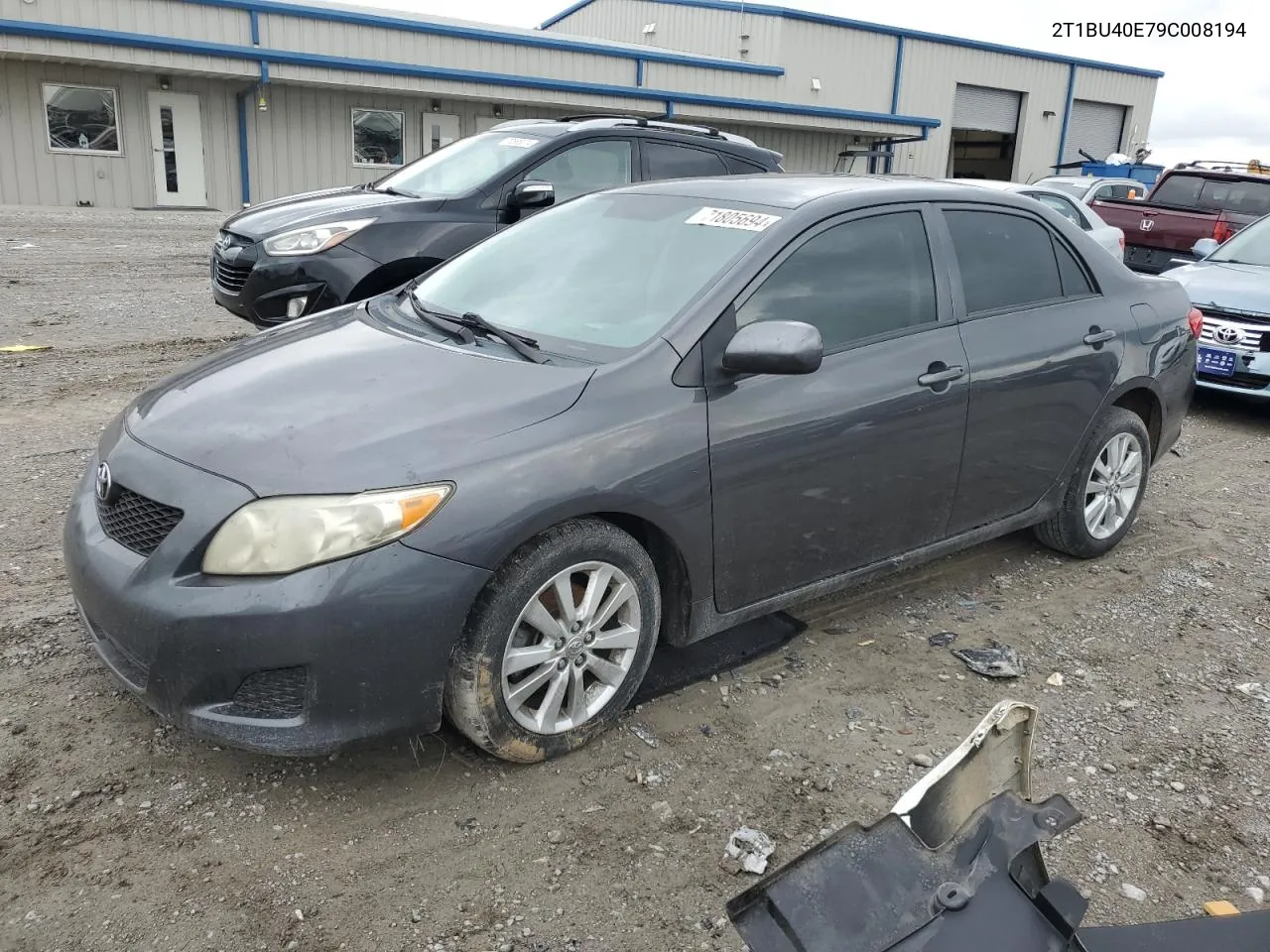 2009 Toyota Corolla Base VIN: 2T1BU40E79C008194 Lot: 71805694