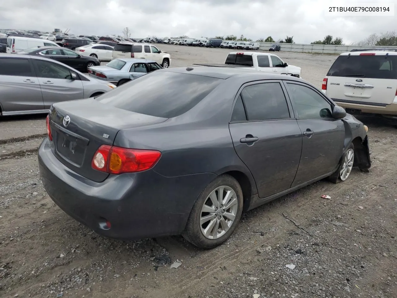 2009 Toyota Corolla Base VIN: 2T1BU40E79C008194 Lot: 71805694