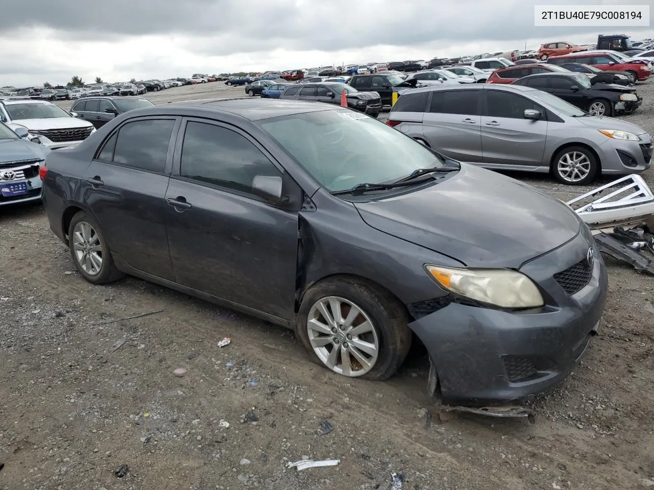 2009 Toyota Corolla Base VIN: 2T1BU40E79C008194 Lot: 71805694