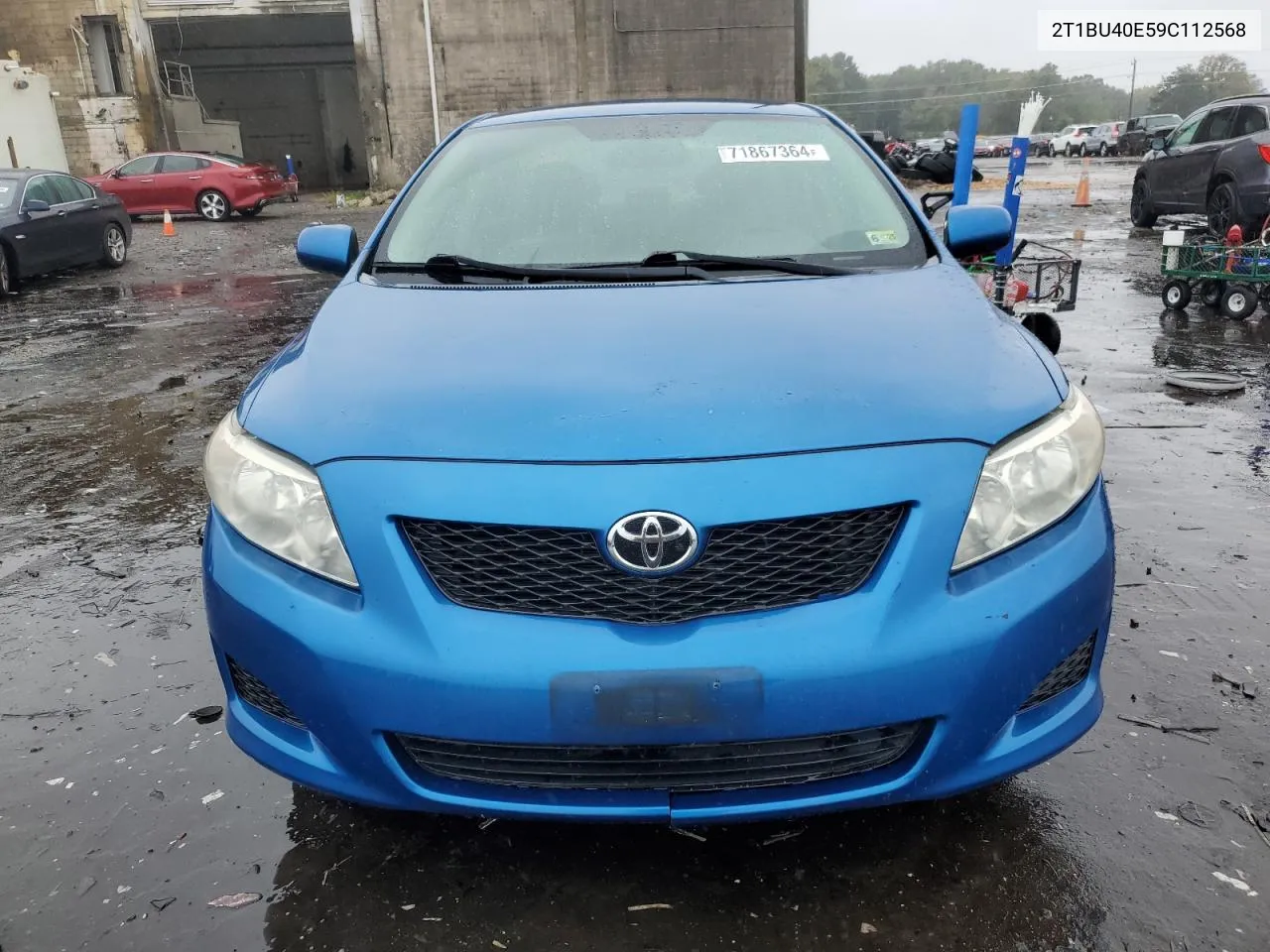 2009 Toyota Corolla Base VIN: 2T1BU40E59C112568 Lot: 71867364