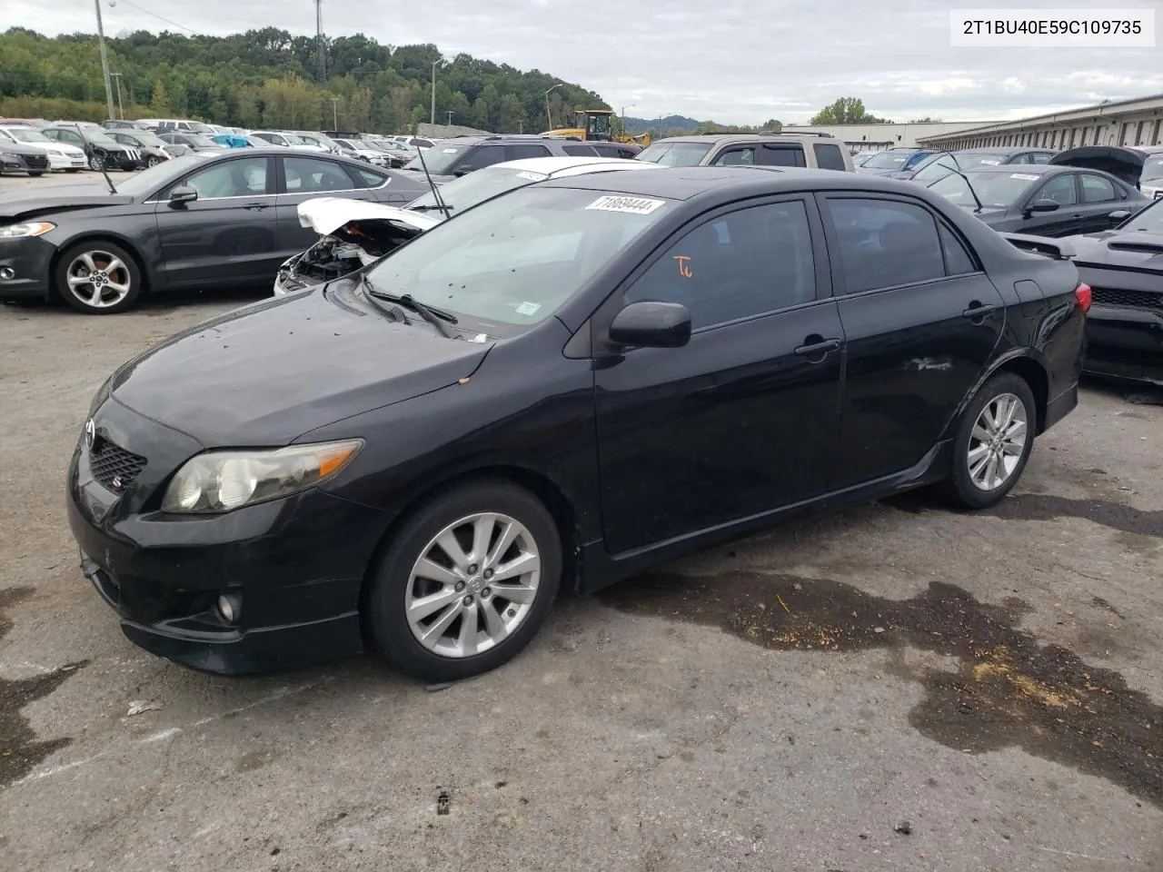 2009 Toyota Corolla Base VIN: 2T1BU40E59C109735 Lot: 71869444