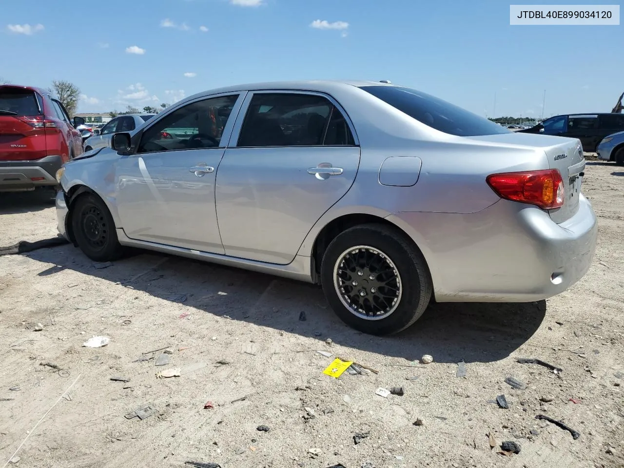 2009 Toyota Corolla Base VIN: JTDBL40E899034120 Lot: 71886484