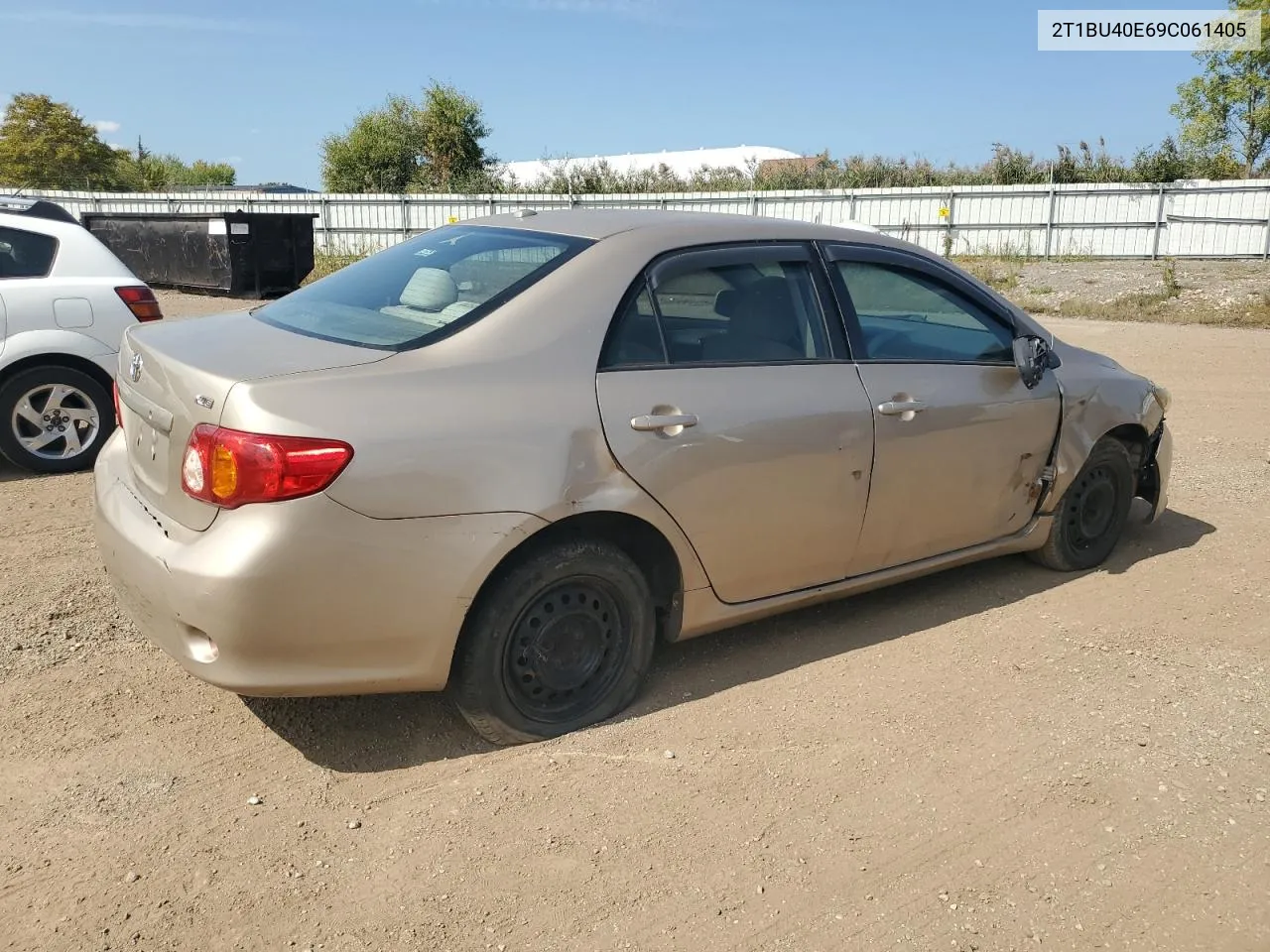 2009 Toyota Corolla Base VIN: 2T1BU40E69C061405 Lot: 71887184